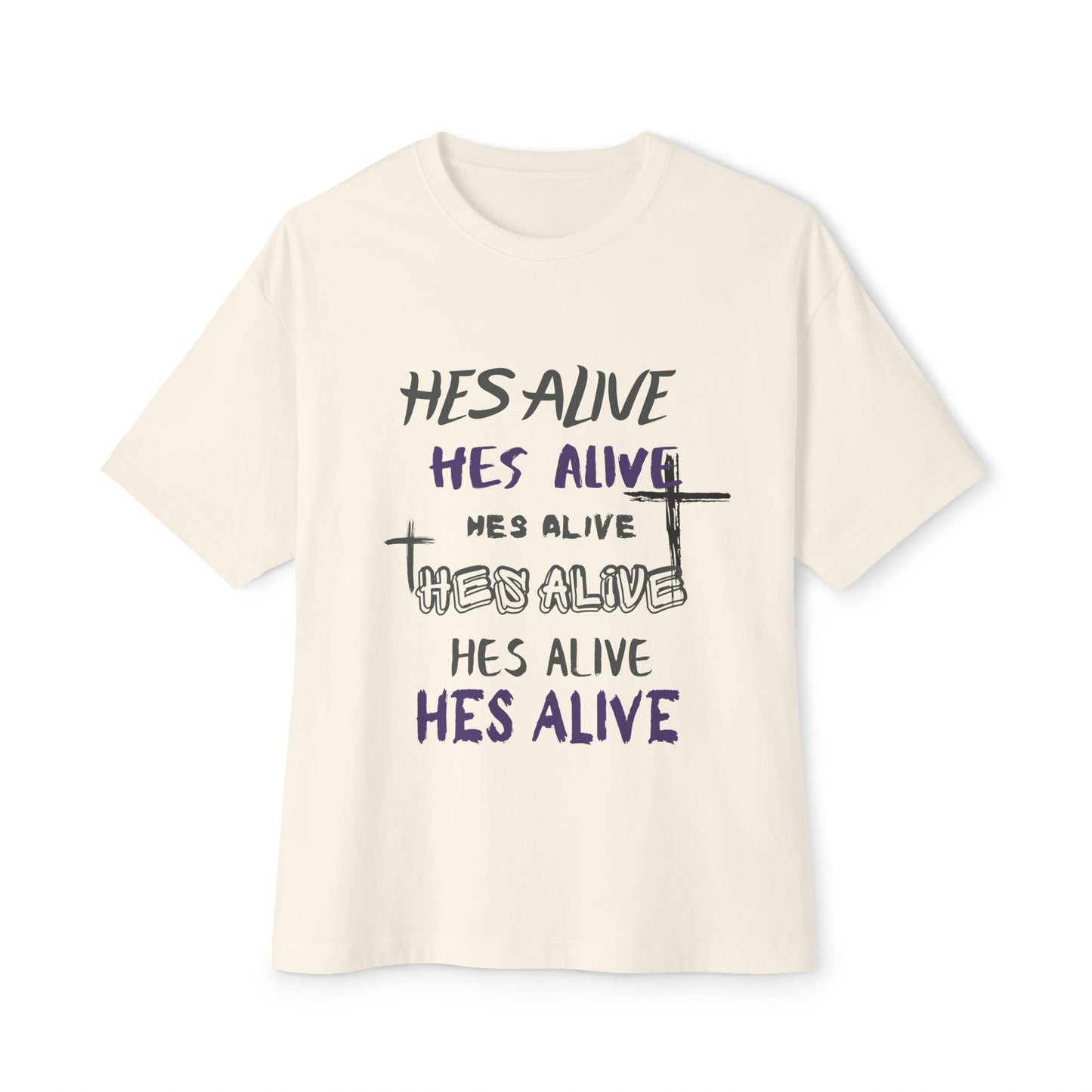 HES ALIVE Oversized Boxy Tee